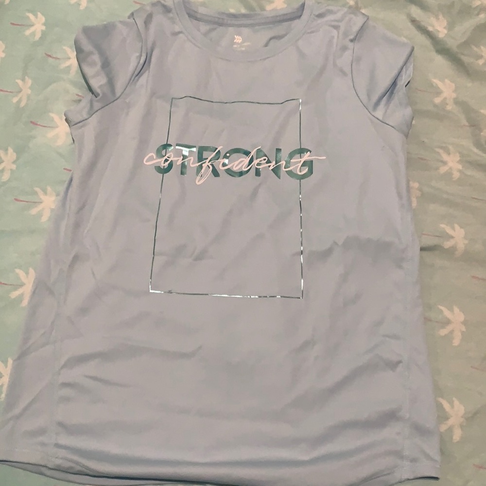 blue strong confidence shirt